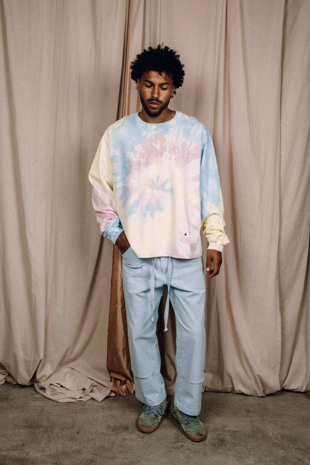 TENT TEE, TIE DYE CROP