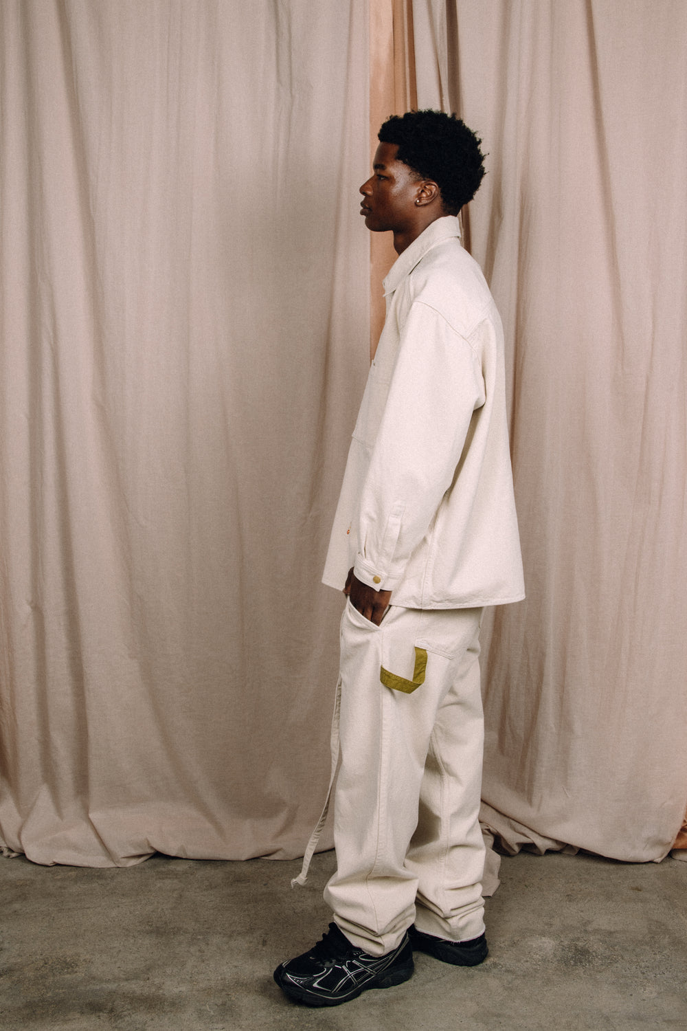 BOY PANT NATURAL CANVAS