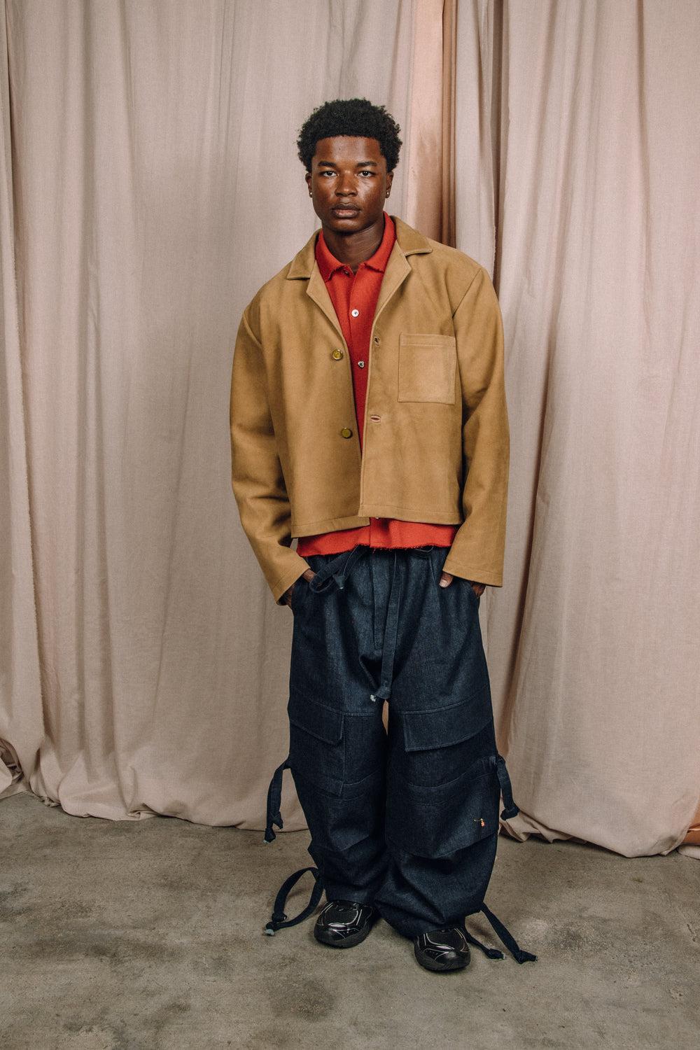 BAR JACKET CAMEL
