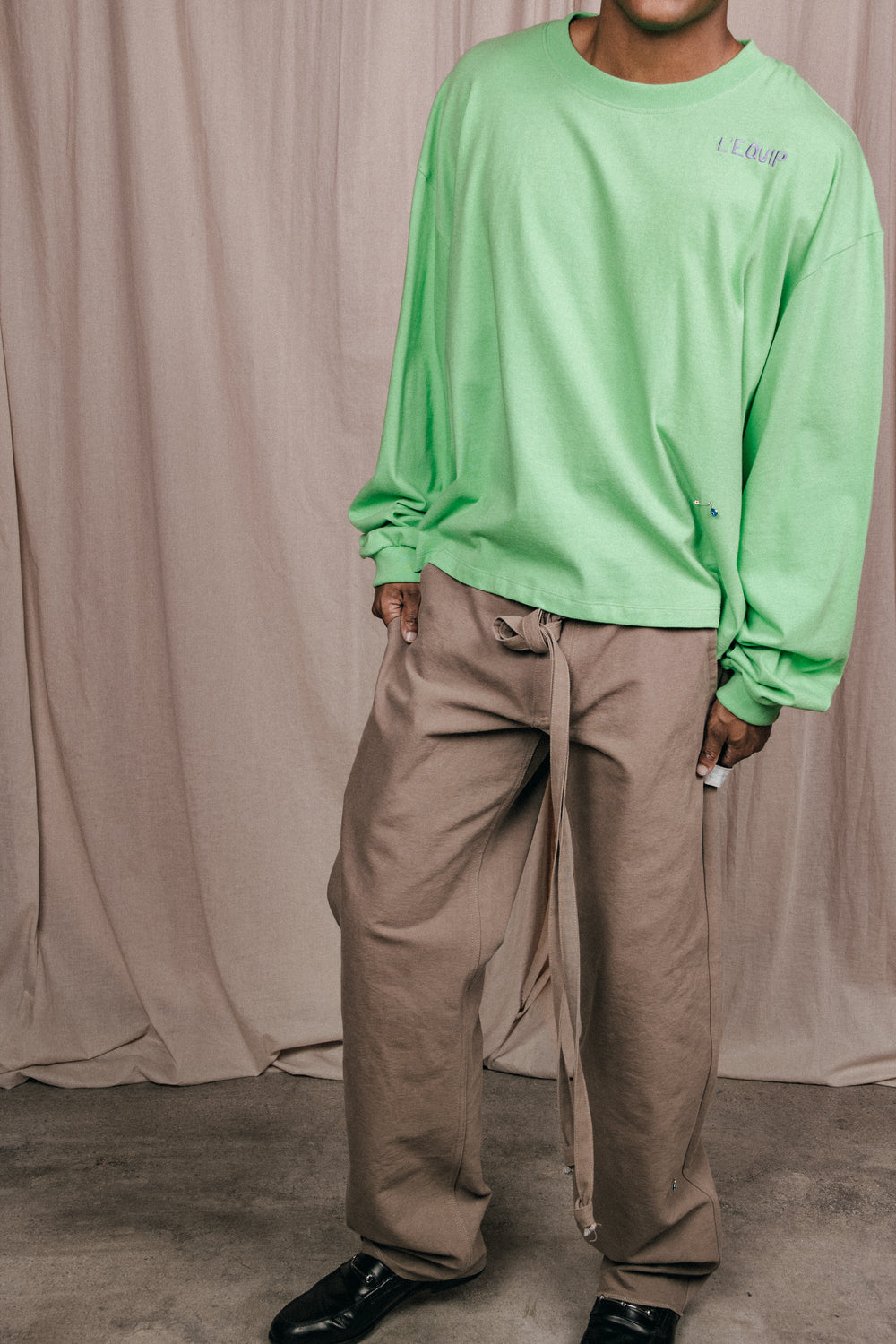 BOY PANT, PALE OAK