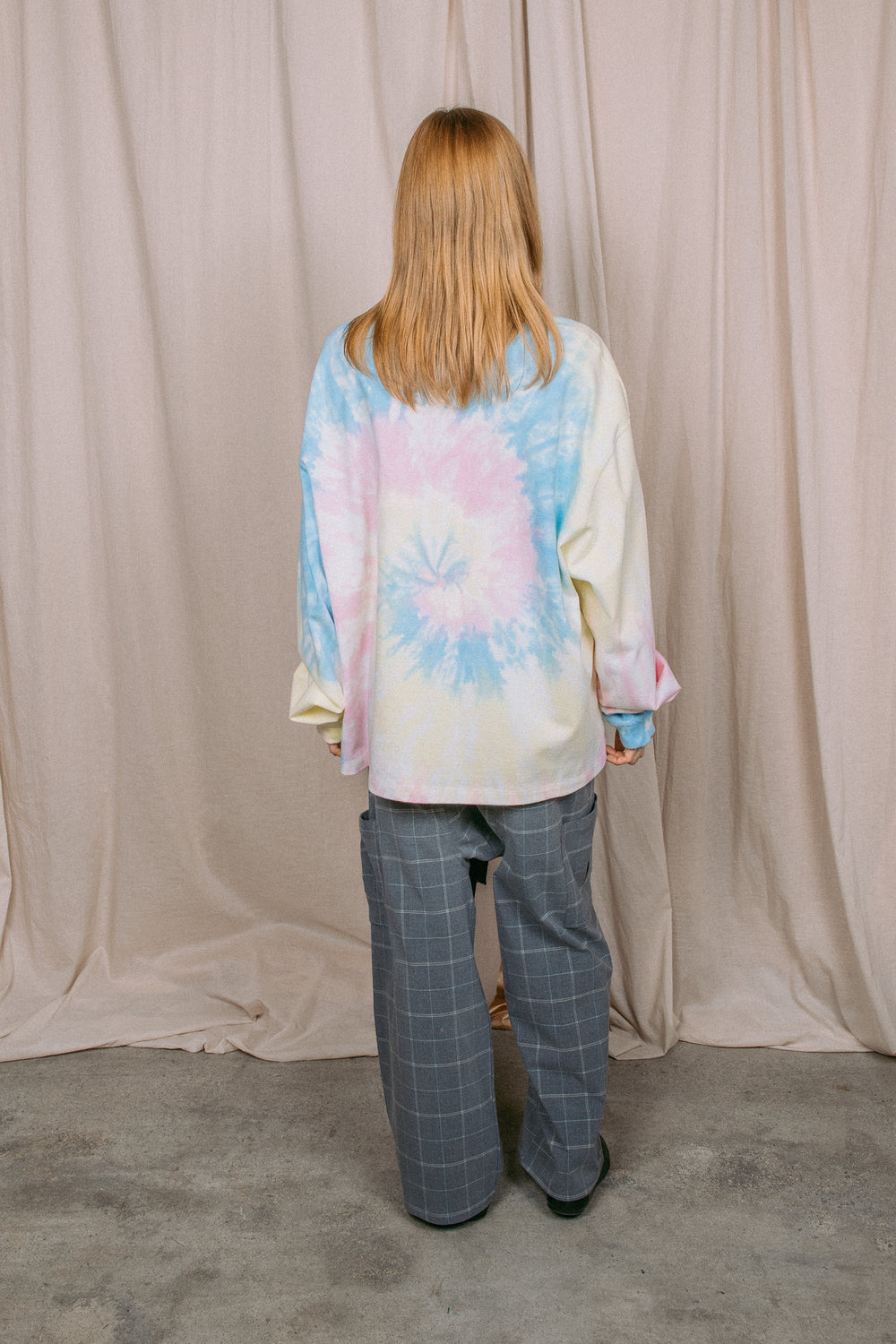 TENT TEE, TIE DYE CROP