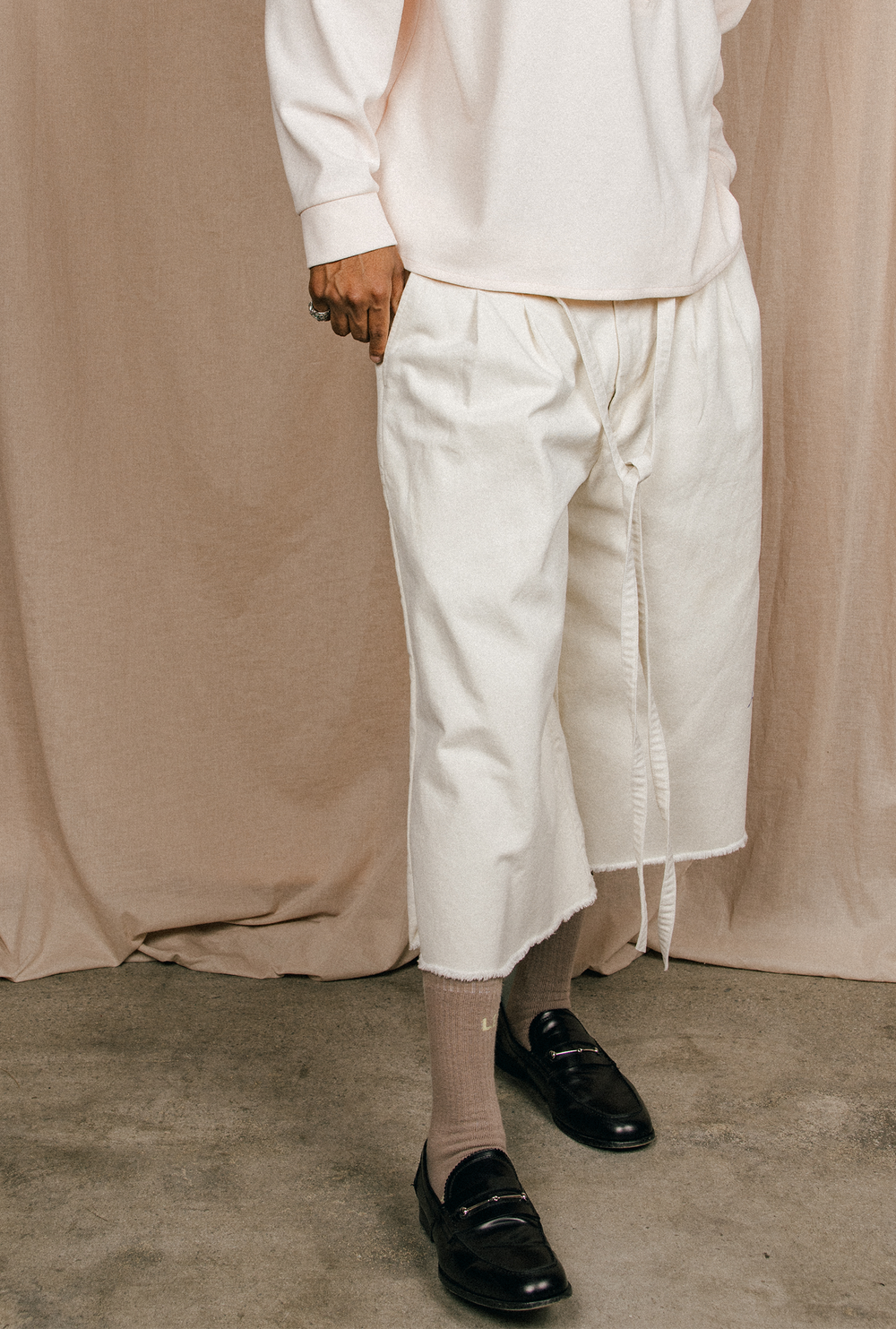 75'S WHITE DENIM