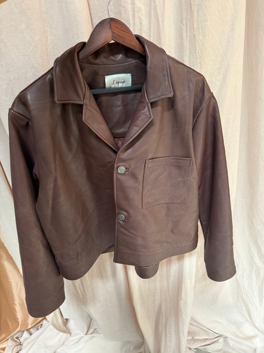 BAR JACKET BROWN