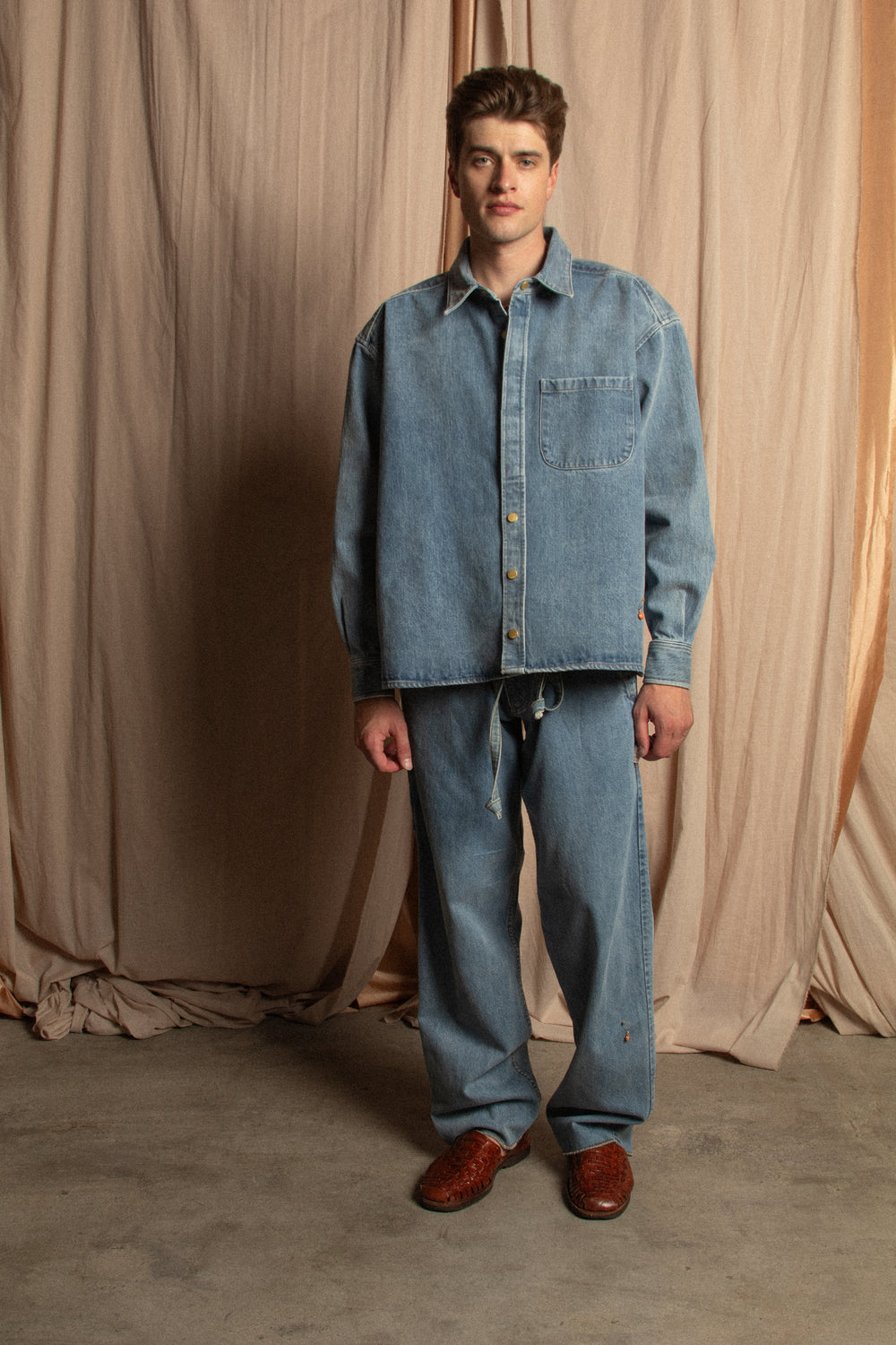 BOY PANT WASH BLUE
