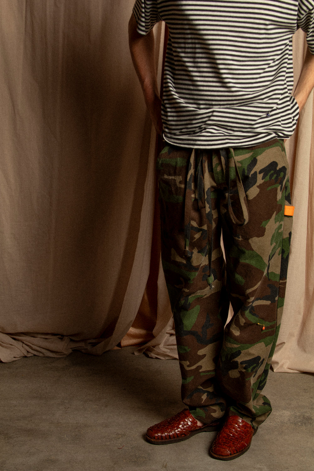 AMERICAN TEE - STRIPED B/W