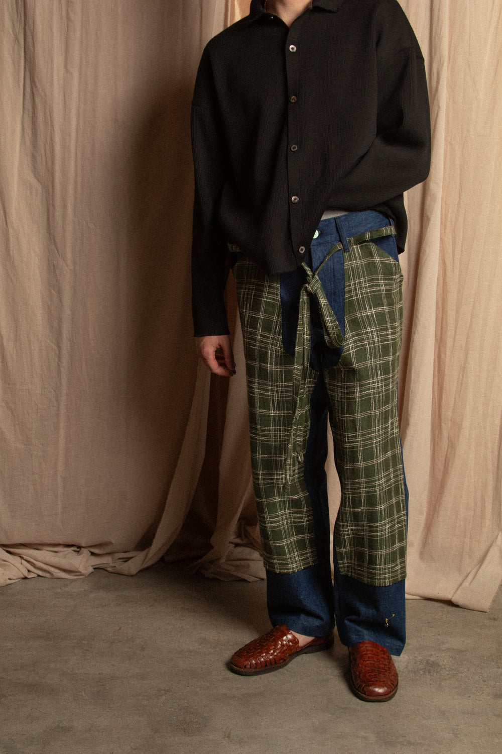 PAT PANT DENIM & TARTAN