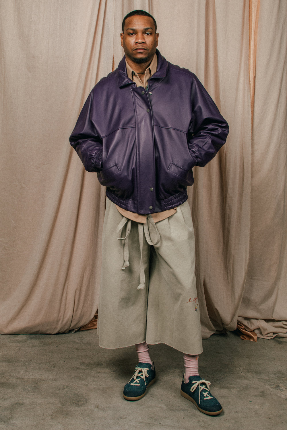 LOW KEY CHAMP PURPLE LEATHER