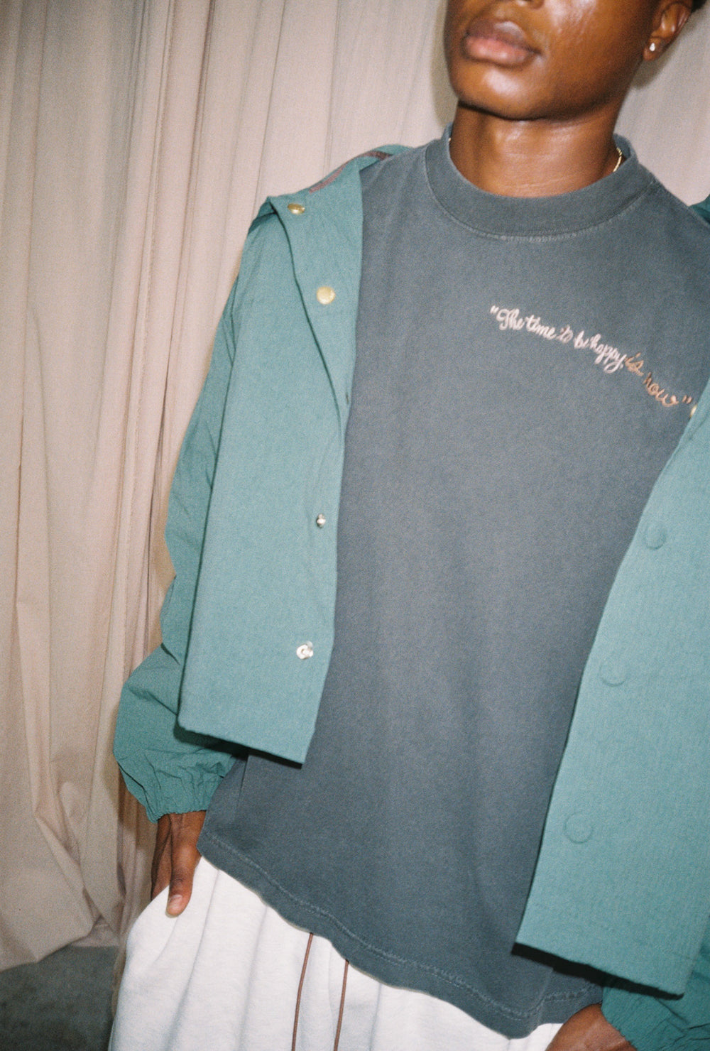 BOXY TEE, TIME TO BE HAPPY