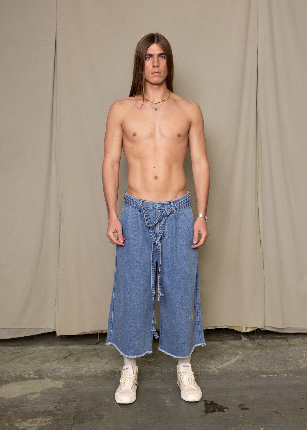75's WASHED DENIM