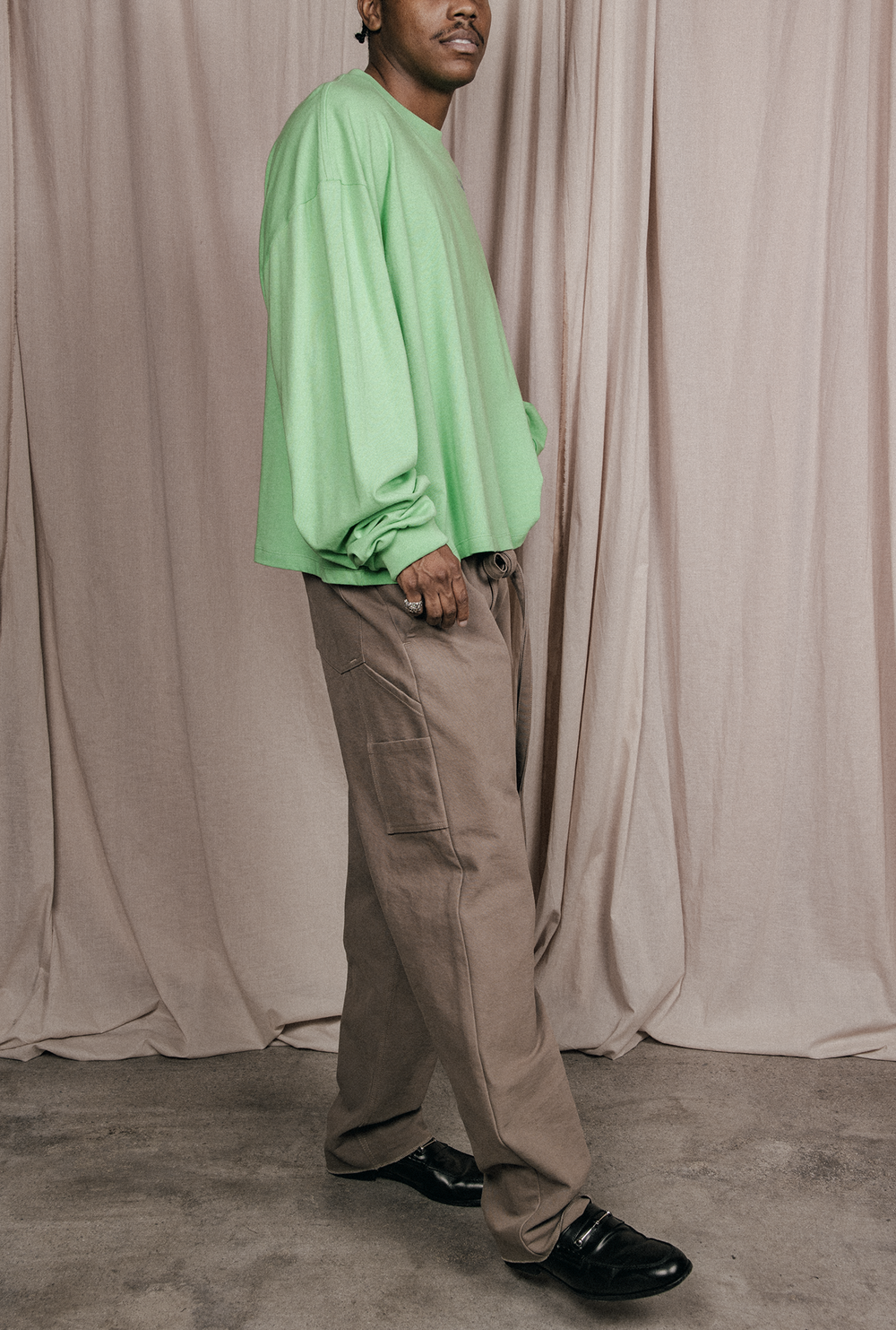 BOY PANT, PALE OAK