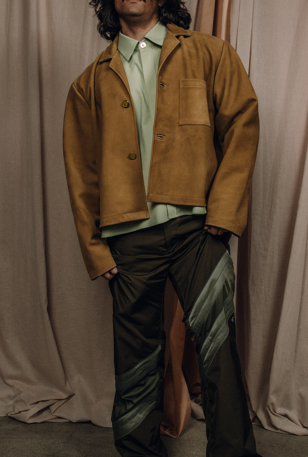 BAR JACKET CAMEL