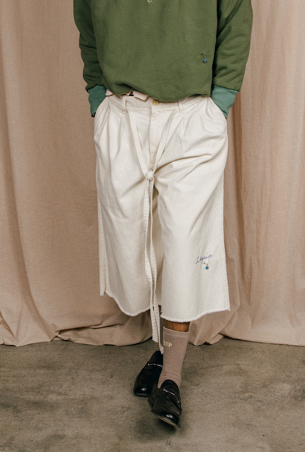 75'S WHITE DENIM