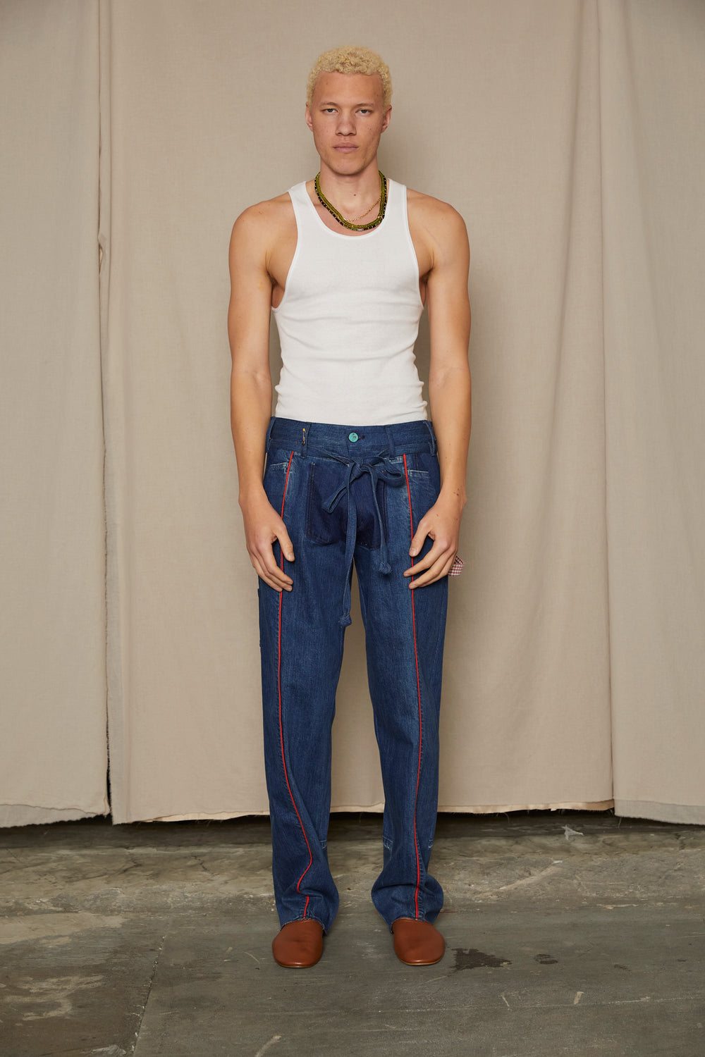 BOY PANTS DENIM REWORKED